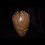 Handcrafted Ceramic Vase with a Natural Leaf-Inspired Design